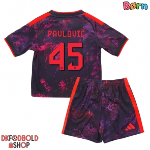 Bayern Munich Aleksandar Pavlovic #45 Tredje trøje Børn 2026-27 Kort ærmer (+ korte bukser)